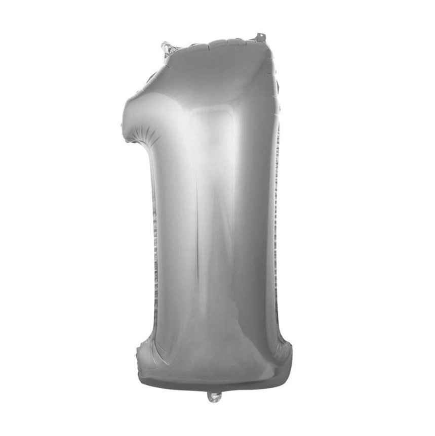 Folyo Balon Gümüş 1 34 İnç 76 Cm